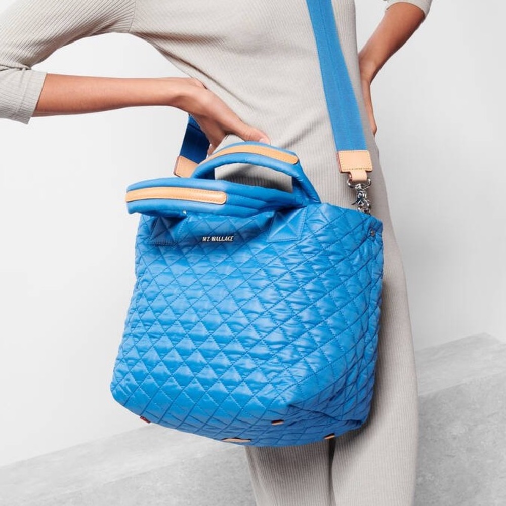 NWT MZ Wallace Small Metro Tote Deluxe -  Ocean
